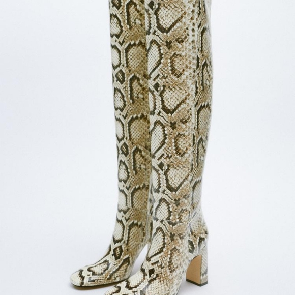 Zara over the knee bootssize 36,size 6 - Picture 2 of 5